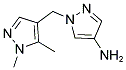 1-(1,5-DIMETHYL-1H-PYRAZOL-4-YLMETHYL)-1H-PYRAZOL-4-YLAMINE Struktur