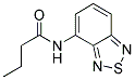 N-2,1,3-BENZOTHIADIAZOL-4-YLBUTANAMIDE Struktur