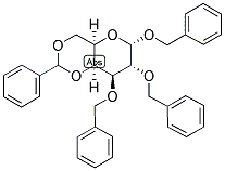 BENZYL 4,6-O-BENZYLIDENE-2,3-DI-O-BENZYL-A-D-GALACTPYRANOSIDE Struktur