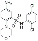 5-AMINO-N-(2,5-DICHLORO-PHENYL)-2-MORPHOLIN-4-YL-BENZENESULFONAMIDE Struktur