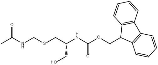 FMOC-CYS(ACM)-OL Struktur