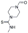 4-((METHYLAMINO)THIOXOMETHYL)PIPERAZINECARBALDEHYDE Struktur