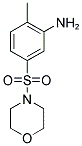 2-METHYL-5-(MORPHOLIN-4-YLSULFONYL)ANILINE Struktur