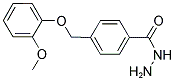 4-(2-METHOXY-PHENOXYMETHYL)-BENZOIC ACID HYDRAZIDE Struktur