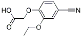 (4-CYANO-2-ETHOXYPHENOXY)ACETIC ACID Struktur