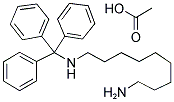 N-1-TRITYL-1,9-DIAMINONONANE ACETATE Struktur