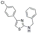 N-BENZYL-4-(4-CHLOROPHENYL)-1,3-THIAZOL-2-AMINE Struktur