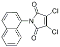 3,4-DICHLORO-1-NAPHTHALEN-1-YL-PYRROLE-2,5-DIONE Struktur