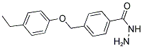 4-(4-ETHYL-PHENOXYMETHYL)-BENZOIC ACID HYDRAZIDE Struktur