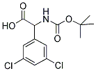 N-BOC-AMINO-(3,5-DICHLOROPHENYL)ACETIC ACID Struktur