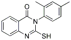 3-(2,4-DIMETHYL-PHENYL)-2-MERCAPTO-3H-QUINAZOLIN-4-ONE Struktur