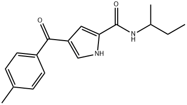 N-(SEC-BUTYL)-4-(4-METHYLBENZOYL)-1H-PYRROLE-2-CARBOXAMIDE Struktur