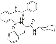 2-(BENZOYLAMINO)-N-[1-BENZYL-2-(CYCLOHEPTYLAMINO)-2-OXOETHYL]BENZAMIDE Struktur