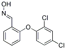 2-(2,4-DICHLOROPHENOXY)BENZENECARBALDEHYDE OXIME Struktur