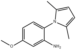 2-(2,5-DIMETHYL-1H-PYRROL-1-YL)-5-METHOXYPHENYLAMINE Struktur