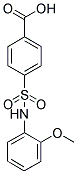 4-(2-METHOXY-PHENYLSULFAMOYL)-BENZOIC ACID Struktur