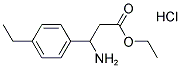 ETHYL 3-AMINO-3-(4-ETHYLPHENYL)PROPANOATE HYDROCHLORIDE Struktur