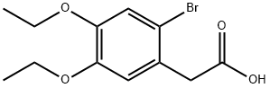 (2-BROMO-4,5-DIETHOXYPHENYL)ACETIC ACID Struktur