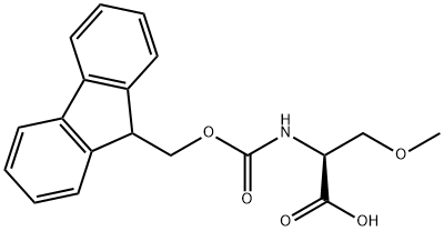 FMOC-2-AMINO-3-METHOXYPROPIONIC ACID Struktur