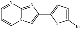 2-(5-BROMO-2-THIENYL)IMIDAZO[1,2-A]PYRIMIDINE Struktur