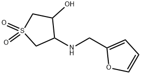 4-[(2-FURYLMETHYL)AMINO]TETRAHYDROTHIOPHENE-3-OL 1,1-DIOXIDE price.