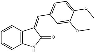 3-((3,4-DIMETHOXYPHENYL)METHYLENE)INDOLIN-2-ONE Struktur