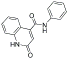 2-OXO-N-PHENYL-1,2-DIHYDROQUINOLINE-4-CARBOXAMIDE Struktur