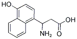 3-AMINO-3-(4-HYDROXY-NAPHTHALEN-1-YL)-PROPIONIC ACID Struktur