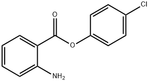 2-AMINO-BENZOIC ACID 4-CHLORO-PHENYL ESTER Struktur