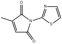 3-METHYL-1-(2,5-THIAZOLYL)-3-PYRROLINE-2,5-DIONE Struktur