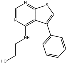 2-[(5-PHENYLTHIENO[2,3-D]PYRIMIDIN-4-YL)AMINO]ETHANOL Struktur