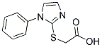 2-[(1-PHENYL-1H-IMIDAZOL-2-YL)SULFANYL]ACETIC ACID Struktur