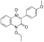 1-ETHOXY-3-(4-METHOXYPHENYL)QUINOXALIN-2(1H)-ONE 4-OXIDE Struktur