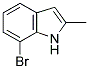 7-BROMO-2-METHYLINDOLE Struktur