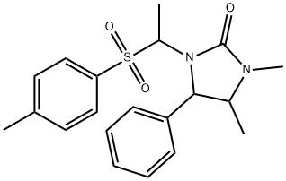 1,5-DIMETHYL-3-(1-[(4-METHYLPHENYL)SULFONYL]ETHYL)-4-PHENYLTETRAHYDRO-2H-IMIDAZOL-2-ONE Struktur