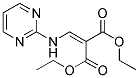 DIETHYL 2-[(2-PYRIMIDINYLAMINO)METHYLENE]MALONATE Struktur