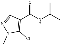 5-CHLORO-N-ISOPROPYL-1-METHYL-1H-PYRAZOLE-4-CARBOXAMIDE Struktur