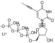 5-PROPYNYL-2'-DEOXYURIDINE-5'-TRIPHOSPHATE LITHIUM SALT Struktur