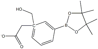 (3-ACETOXYMETHYLPHENYL)BORONIC ACID PINACOL ESTER Struktur