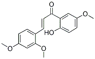 2'-HYDROXY-2,4,5'-TRIMETHOXYCHALCONE Struktur