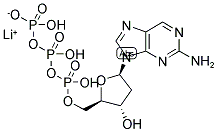 2-AMINOPURINE-2'-DEOXYRIBOSIDE-5'-TRIPHOSPHATE LITHIUM SALT Struktur