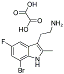 2-(7-BROMO-5-FLUORO-2-METHYL-1H-INDOL-3-YL)ETHYLAMINE OXALATE Struktur