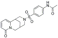 N-{4-[(6-OXO-7,11-DIAZATRICYCLO[7.3.1.0~2,7~]TRIDECA-2,4-DIEN-11-YL)SULFONYL]PHENYL}ACETAMIDE Struktur