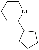 2-CYCLOPENTYLPIPERIDINE Struktur