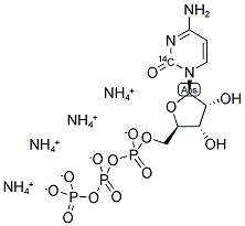 CYTIDINE 5'-TRIPHOSPHATE, TETRAAMMONIUM SALT, [2-14C]- Struktur