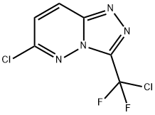 6-CHLORO-3-[CHLORO(DIFLUORO)METHYL][1,2,4]TRIAZOLO[4,3-B]PYRIDAZINE Struktur