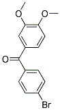 4-BROMO-3',4'-DIMETHOXYBENZOPHENONE Struktur