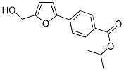 4-(5-HYDROXYMETHYL-FURAN-2-YL)-BENZOIC ACID ISOPROPYL ESTER Struktur