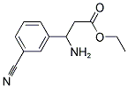 3-AMINO-3-(3-CYANO-PHENYL)-PROPIONIC ACID ETHYL ESTER Struktur