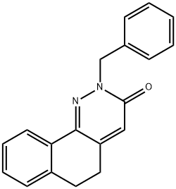 2-BENZYL-5,6-DIHYDROBENZO[H]CINNOLIN-3(2H)-ONE Struktur